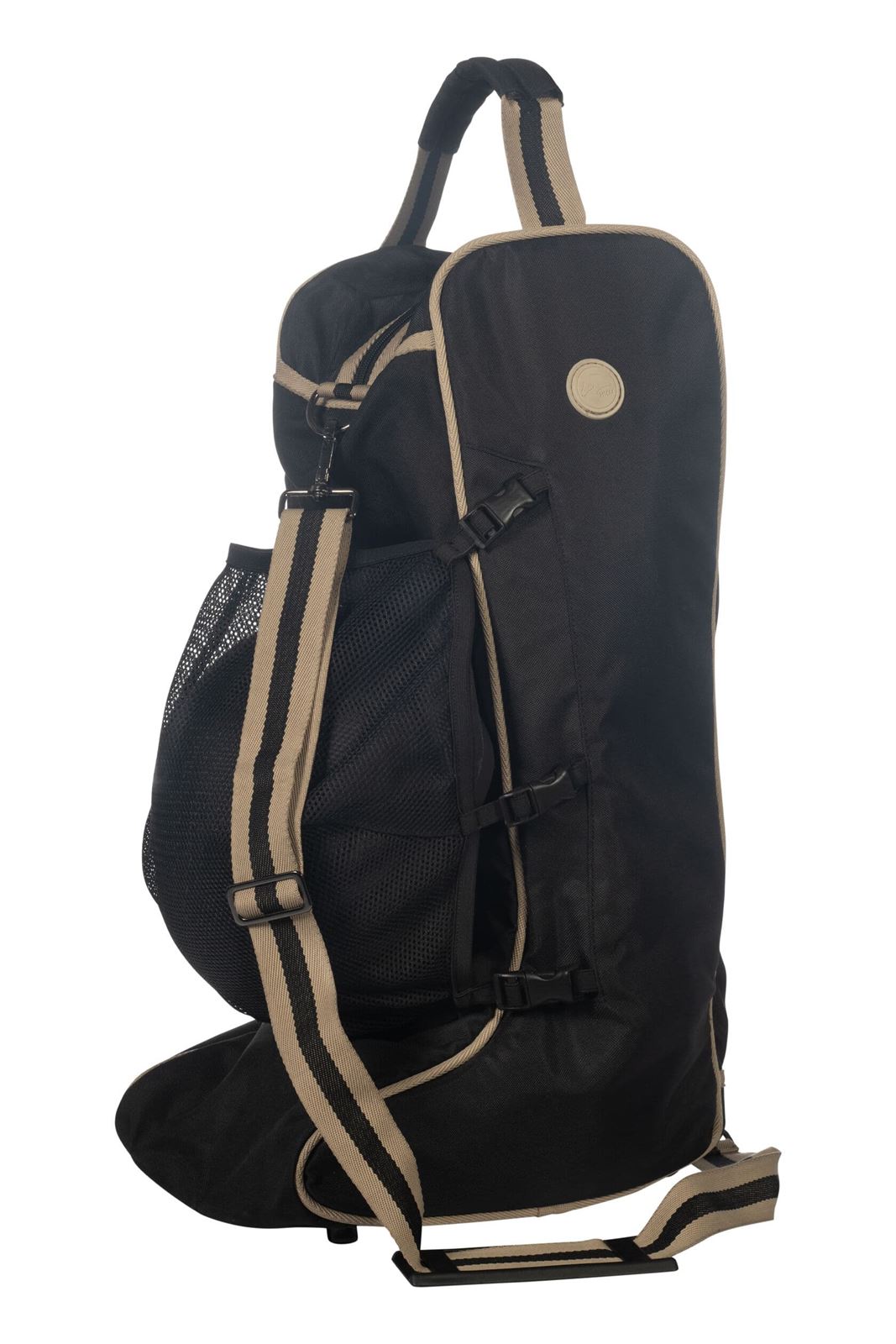 Bolsa para botas HKM Sports Equipment Joules color negro/beige - Imagen 5