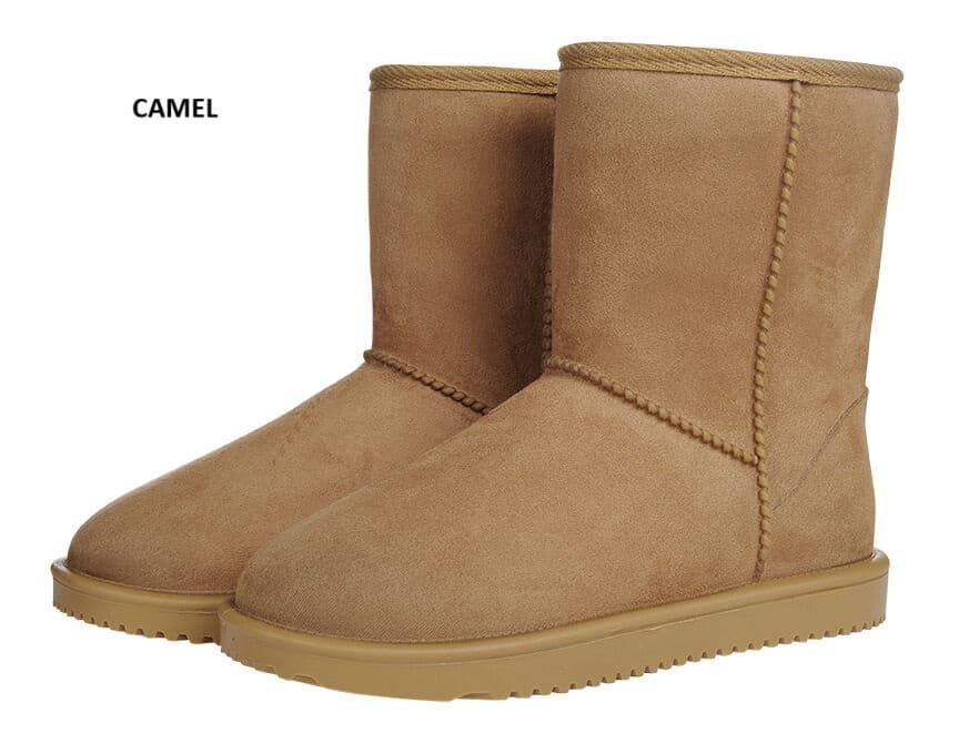 Botas de cuadra HKM Sports Equipment DAVOS impermeables y termoaislantes color camel - Imagen 1