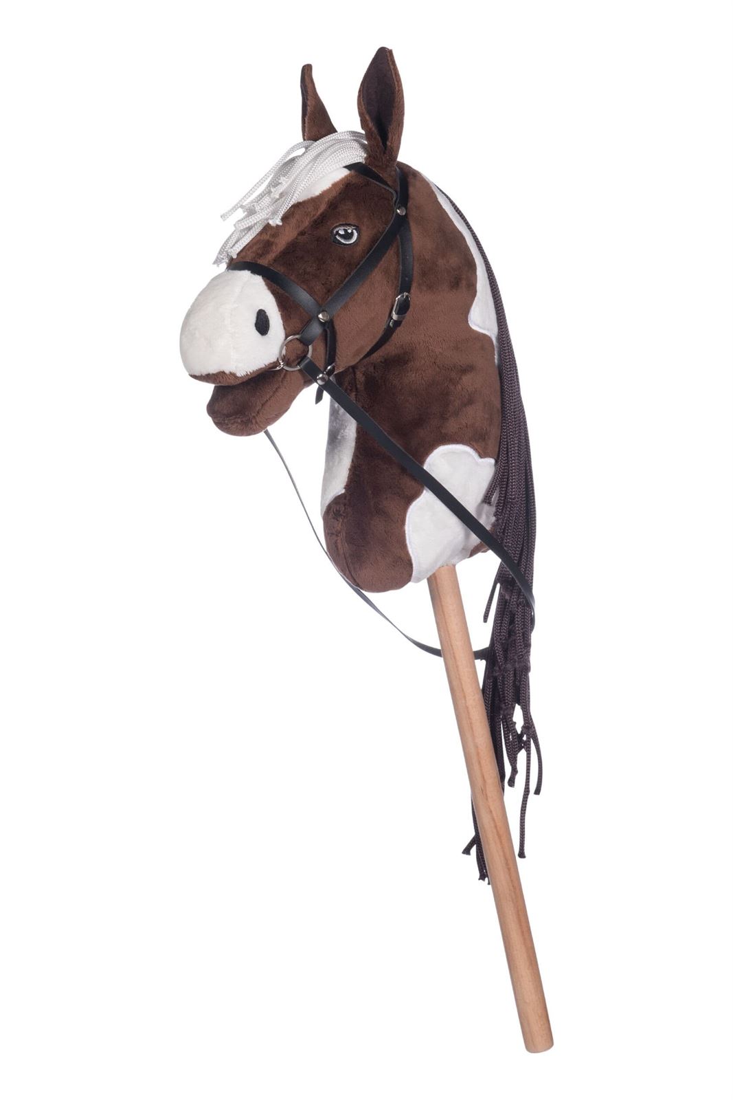 Caballo Hobby Horsing HKM Sports Equipment marrón/blanco - Imagen 1