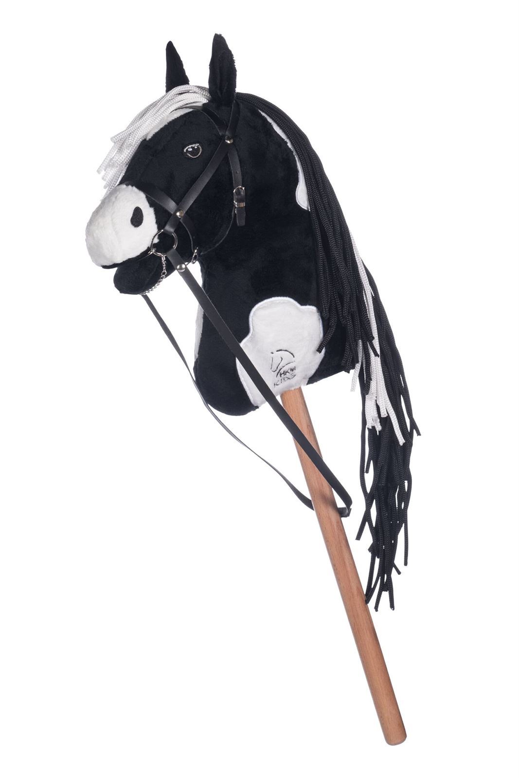 Caballo Hobby Horsing HKM Sports Equipment negro/blanco - Imagen 1