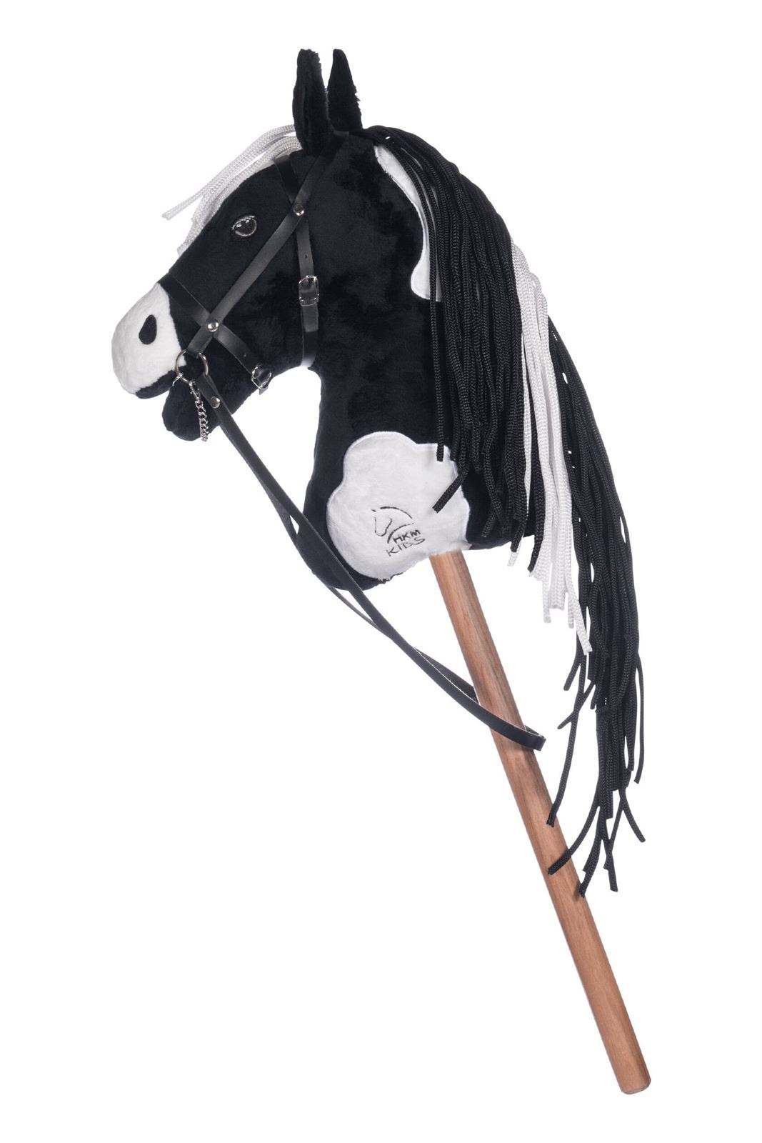 Caballo Hobby Horsing HKM Sports Equipment negro/blanco - Imagen 2