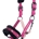 Cabezada cuadra con ramal HKM Sports Equipment Polly color magenta TALLA PONY - Imagen 1