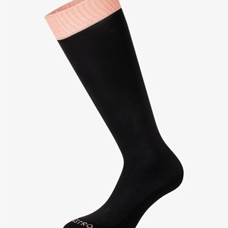 Calcetines EQUESTRO técnico con logo color negro/rosa TALLA 35-38 - Imagen 2