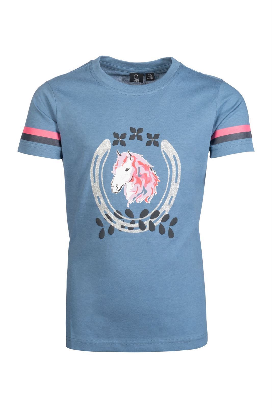 Camiseta HKM Sports Equipment Aymee color azul TALLA 6-7 AÑOS - Imagen 3