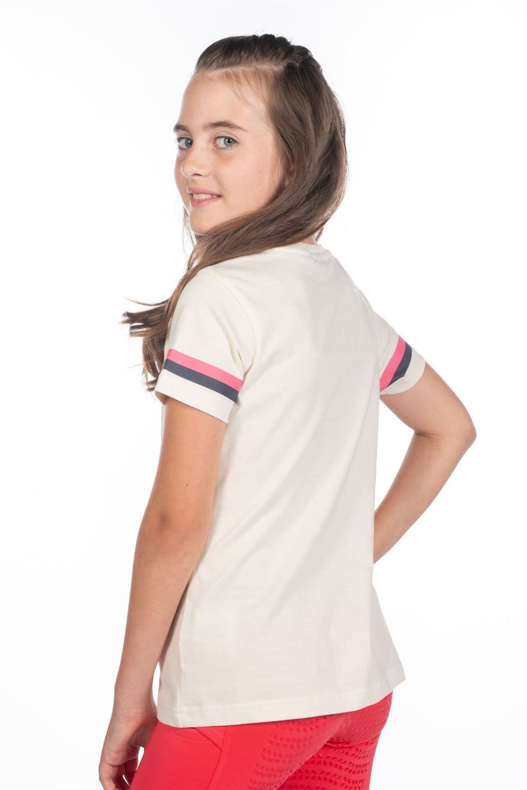 Camiseta HKM Sports Equipment Aymee color beige TALLA 6-7 AÑOS - Imagen 3