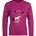 Camiseta HKM Sports Equipment niña Polly color magenta manga larga TALLA 7-9 AÑOS - Imagen 1