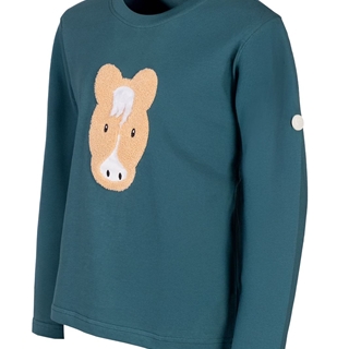 Camiseta HKM Sports Equipment niños unisex Amina color petróleo TALLA 134/140 (7-9 años) - Imagen 2
