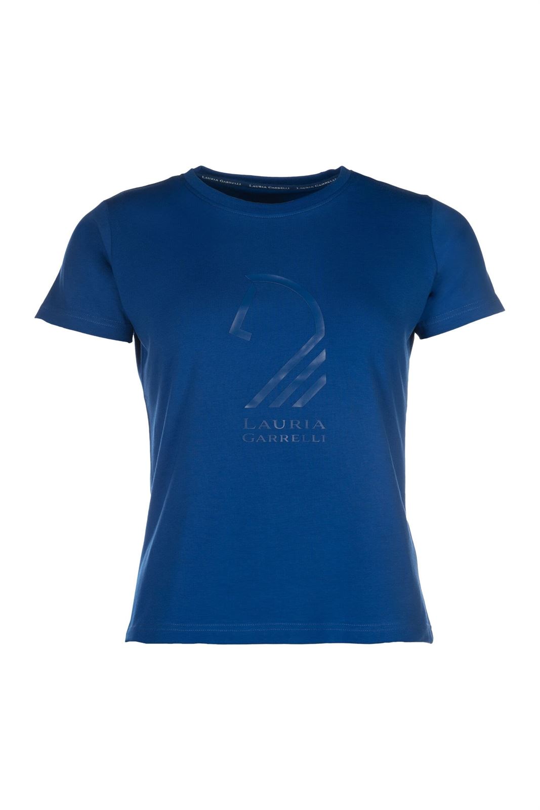 Camiseta LAURIA GARRELLI Livigno Horse Head azul royal - Imagen 1