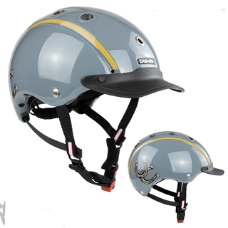 Casco CASCO Nori color gris claro/herraduras, talla S (52-56) - Imagen 1