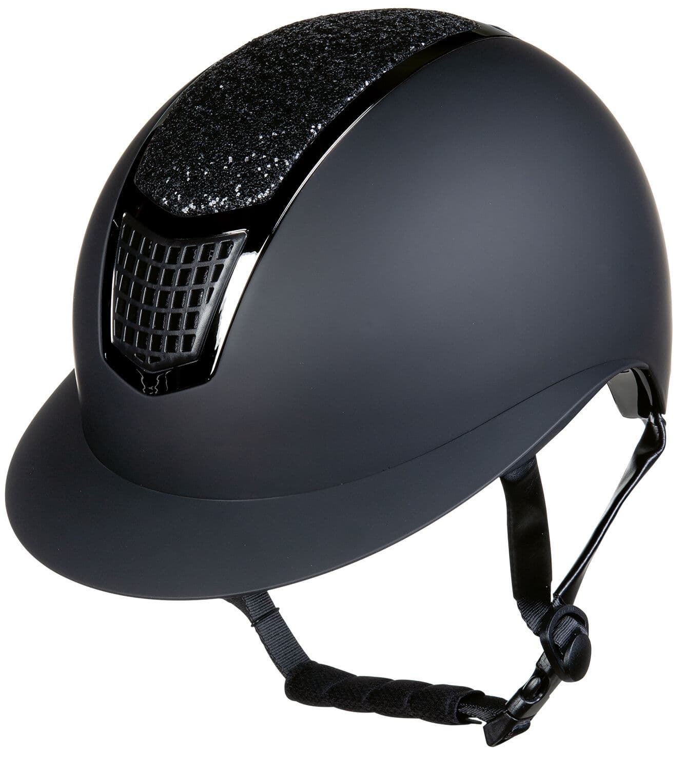 Casco HKM Sports Equipment Glamour Shield, negro/negro TALLA M - Imagen 1