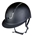 Casco HKM Sports Equipment Lady Shield, color negro con embellecedor plata - Imagen 2