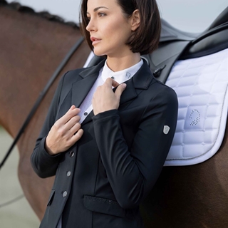 Chaqueta concurso mujer LAURIA GARRELLI Amalfi color negro TALLA 176 (14-15 años) - Imagen 2