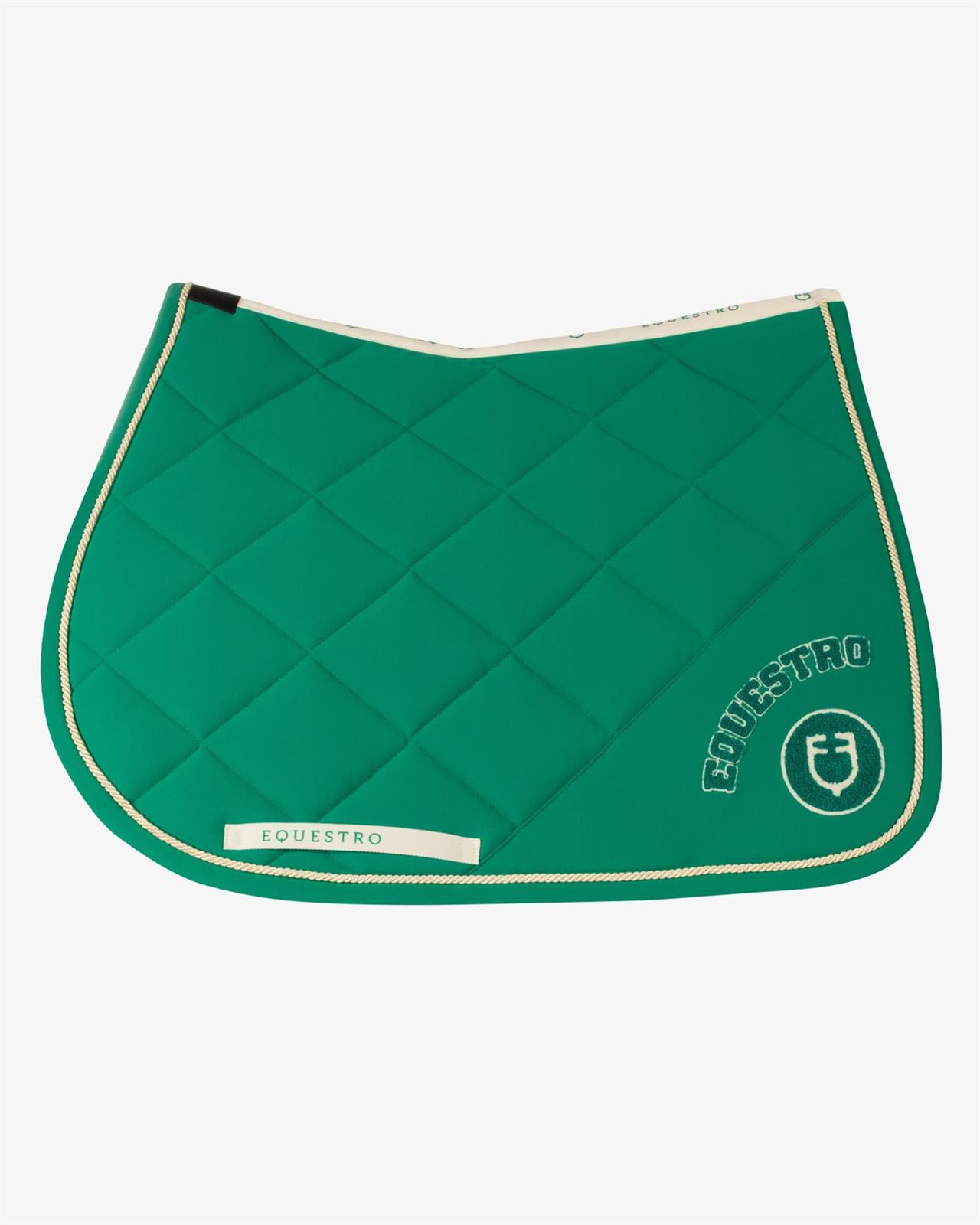 Conjunto EQUESTRO mantilla Uso General/salto y orejeras FULL color verde - Imagen 3