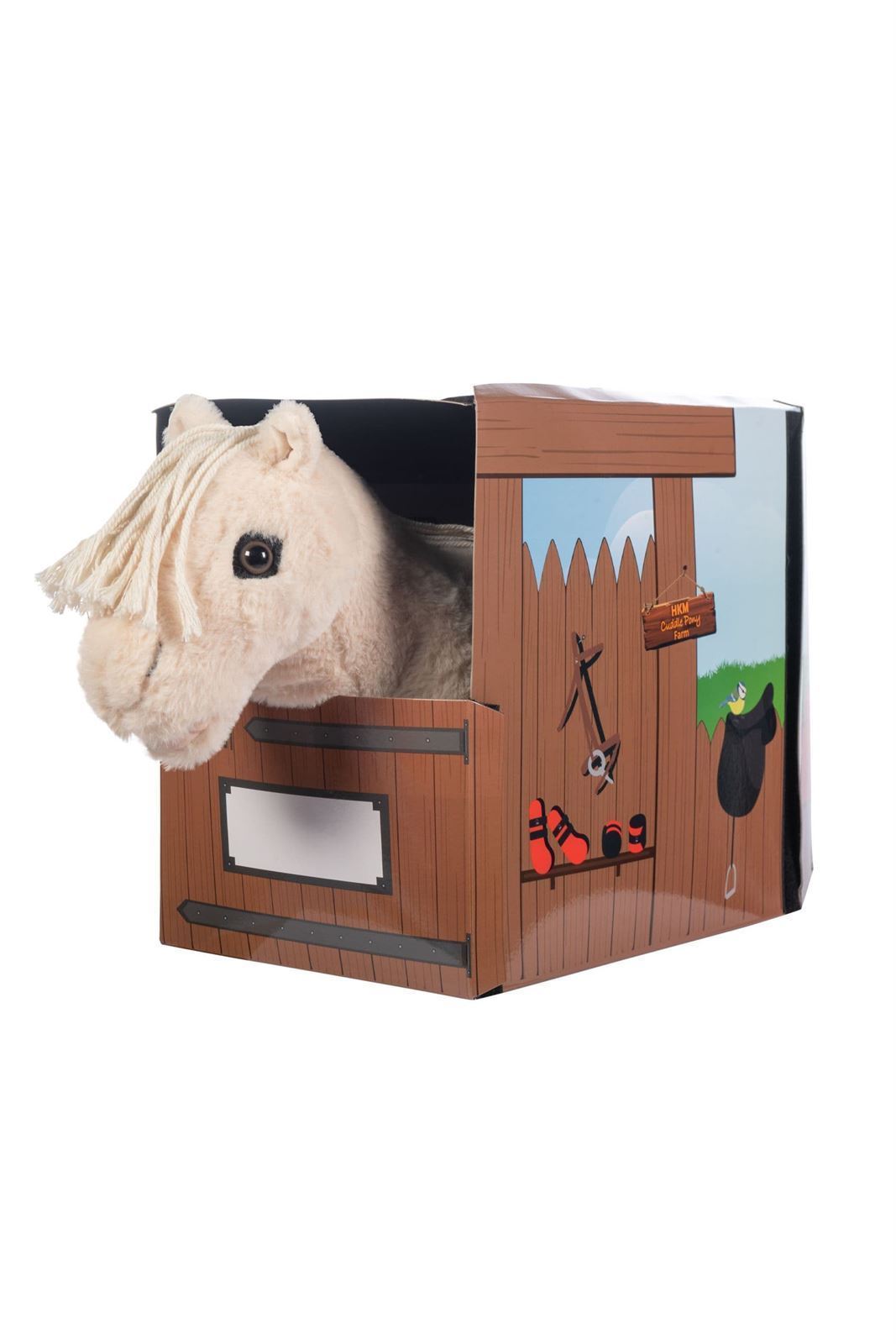 CUDDLE PONY Caballo peluche HKM Sports Equipment beige - Imagen 4