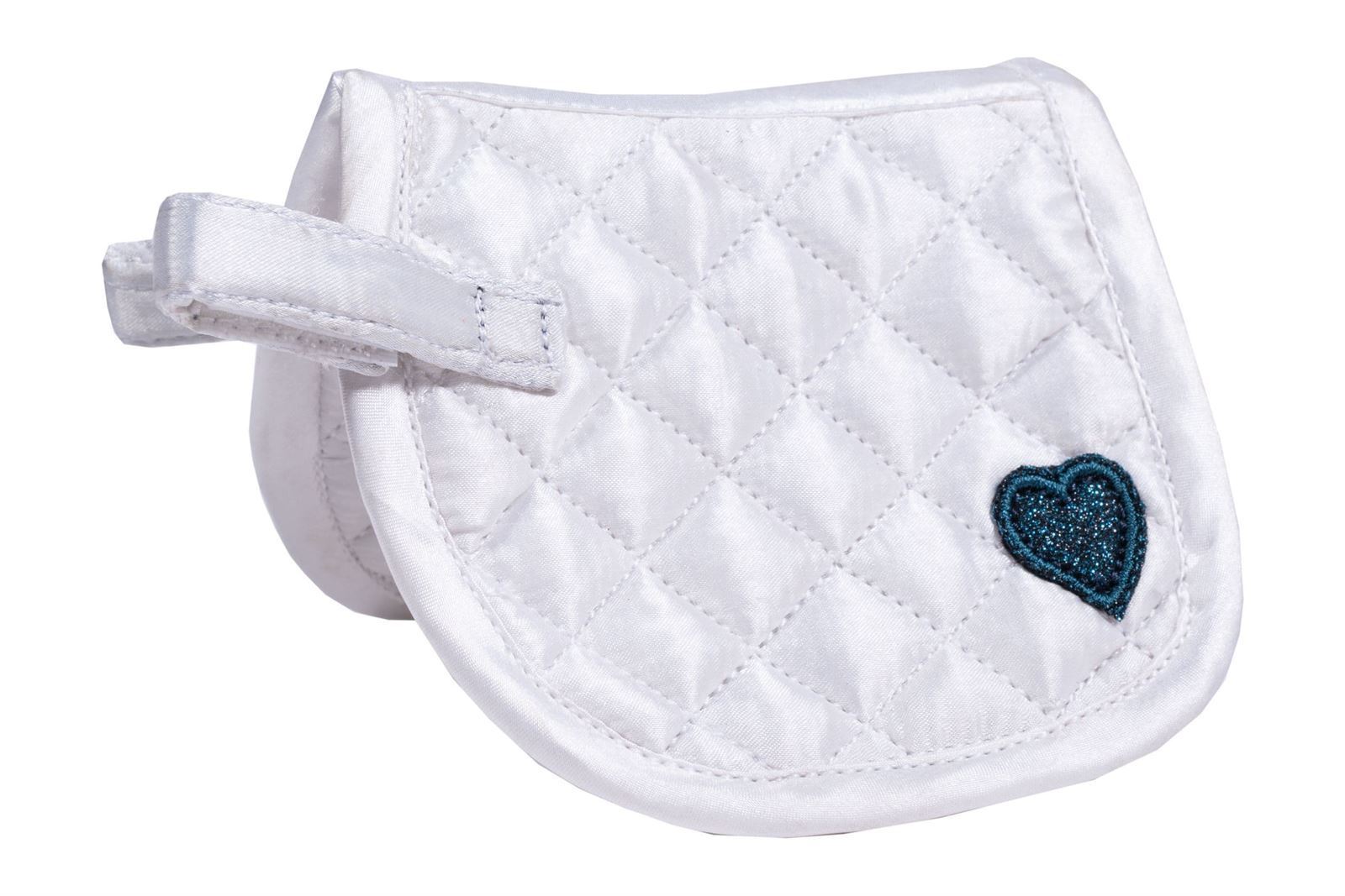 CUDDLE PONY Set accesorios HKM Sports Equipment Mantilla, orejeras y vendas , color blanco/azul marino - Imagen 5