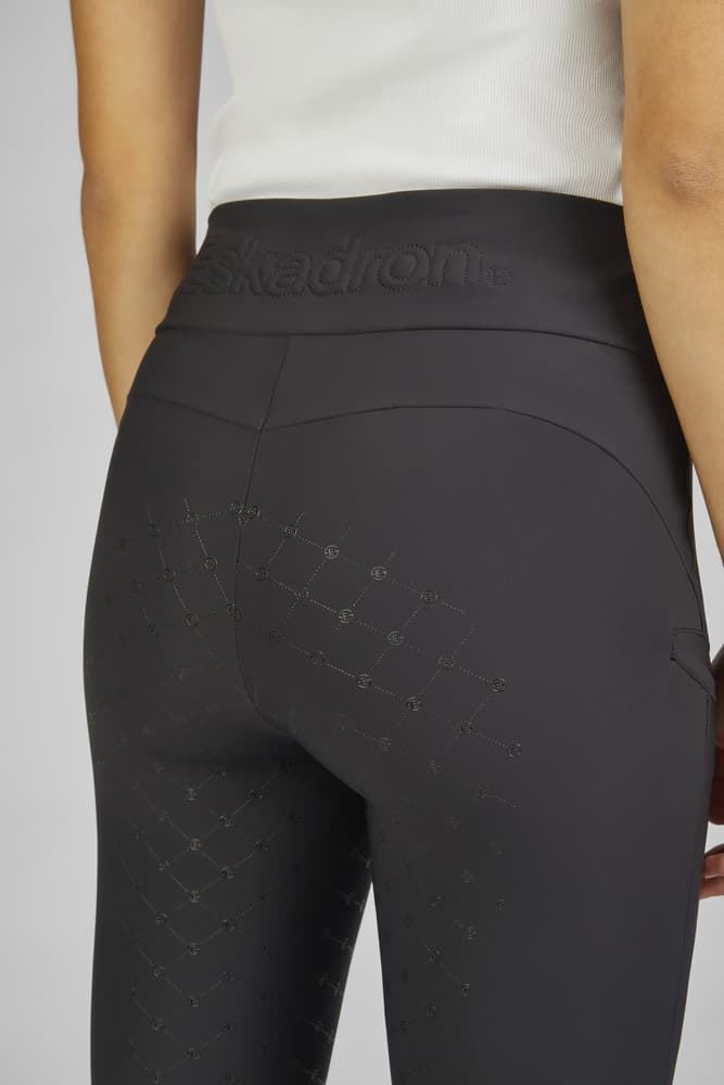 Legging ESKADRON Tight PRO Dynamic color negro, culera grip - Imagen 3