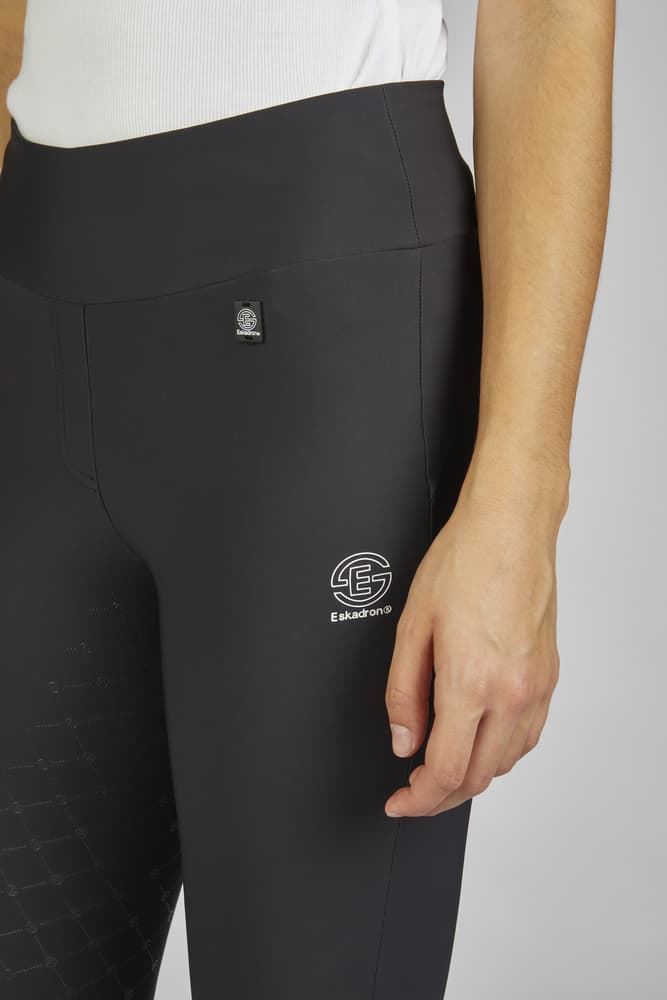 Legging ESKADRON Tight PRO Dynamic color negro, culera grip - Imagen 5