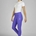 Legging ESKADRON Tight PRO Dynamic color púrpura, culera grip - Imagen 1