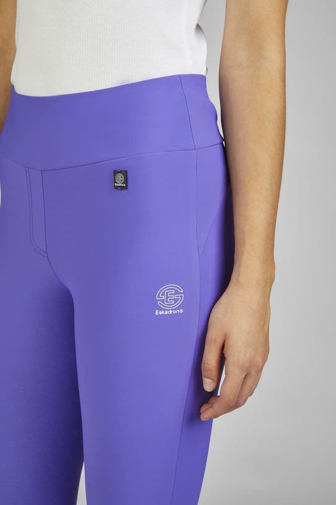 Legging ESKADRON Tight PRO Dynamic color púrpura, culera grip - Imagen 4