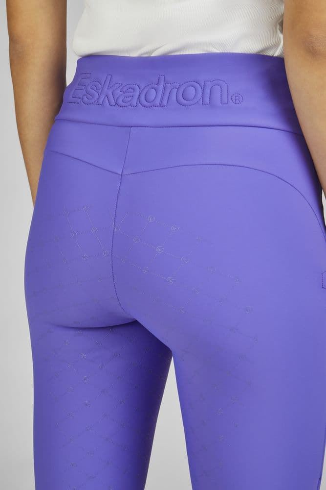 Legging ESKADRON Tight PRO Dynamic color púrpura, culera grip - Imagen 5