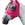 Máscara antimoscas HKM Sports Equipment Elastic con orejas y cremallera color fucsia TALLA L - Imagen 1