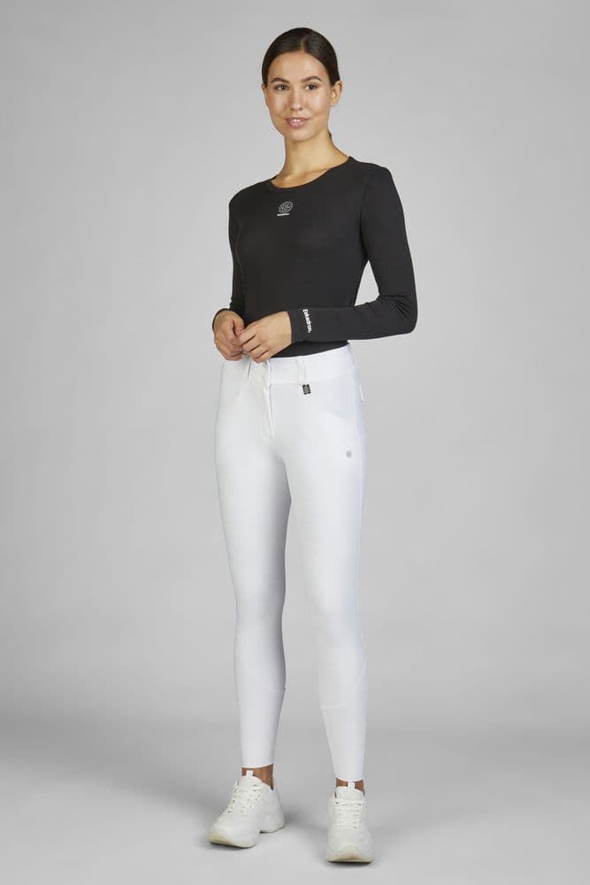 Pantalón mujer ESKADRON Dynamic culera grip color blanco - Imagen 1