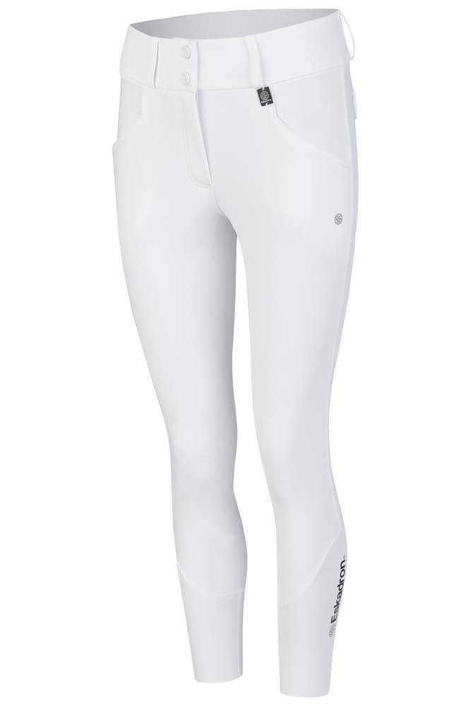 Pantalón mujer ESKADRON Dynamic culera grip color blanco - Imagen 2