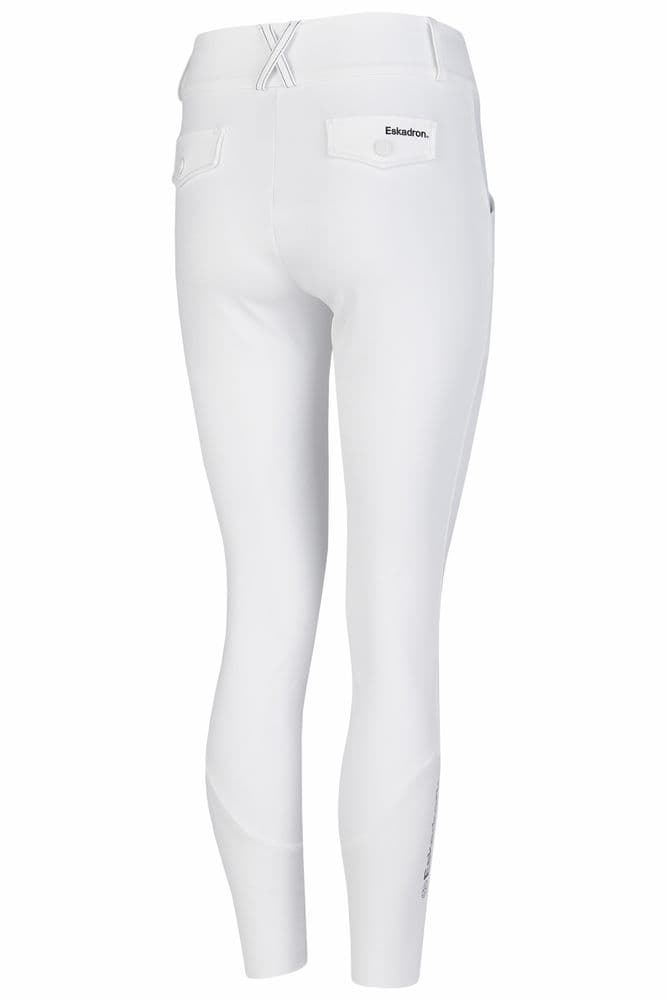 Pantalón mujer ESKADRON Dynamic culera grip color blanco - Imagen 7