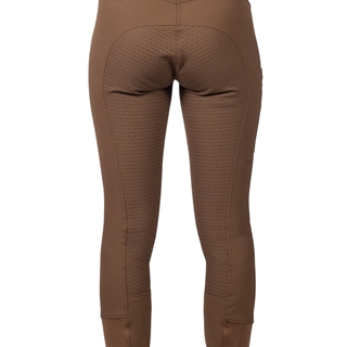 Pantalón mujer HKM Sports Equipment Lia High Waist culera de grip, color marrón - Imagen 2