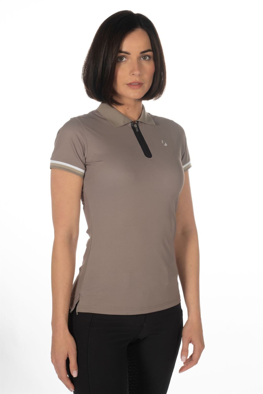 Polo mujer LAURIA GARRELLI color taupe - Imagen 2