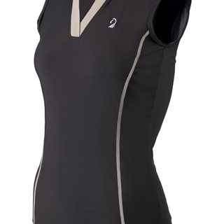 Polo mujer LAURIA GARRELLI tejido fino color negro - Imagen 2