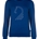 Sudadera LAURIA GARRELLI Livigno Horse Head color azul royal - Imagen 1