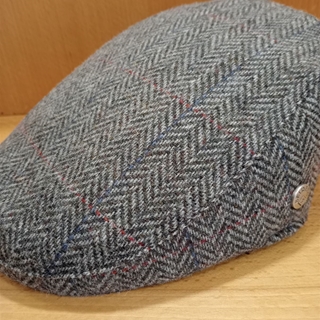 Visera BEIRETS de lana espiguilla tono gris - Imagen 2