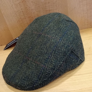 Visera BEIRETS de lana espiguilla tono verde - Imagen 2