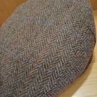 Visera BEIRETS de lana espiguilla tonos tabaco - Imagen 2